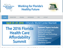 Tablet Screenshot of healthcareflorida.com